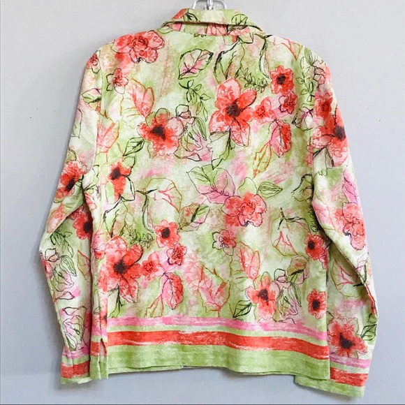 Christopher & Banks Floral blazer - Picture 8 of 10